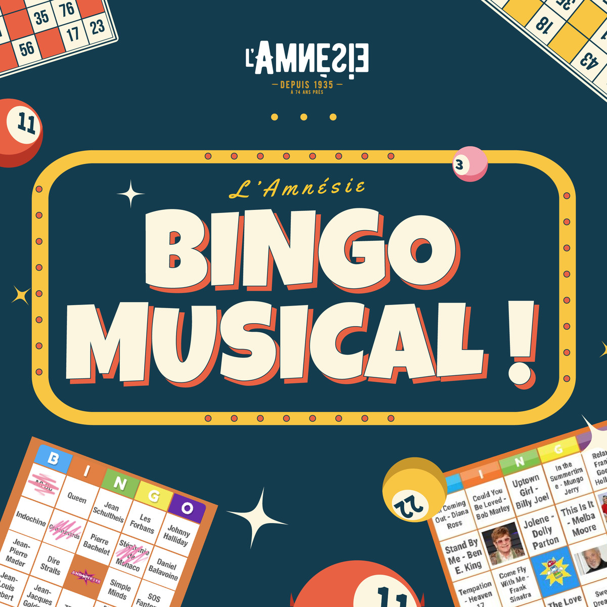 Bingo Musical ! - l'Amnésie