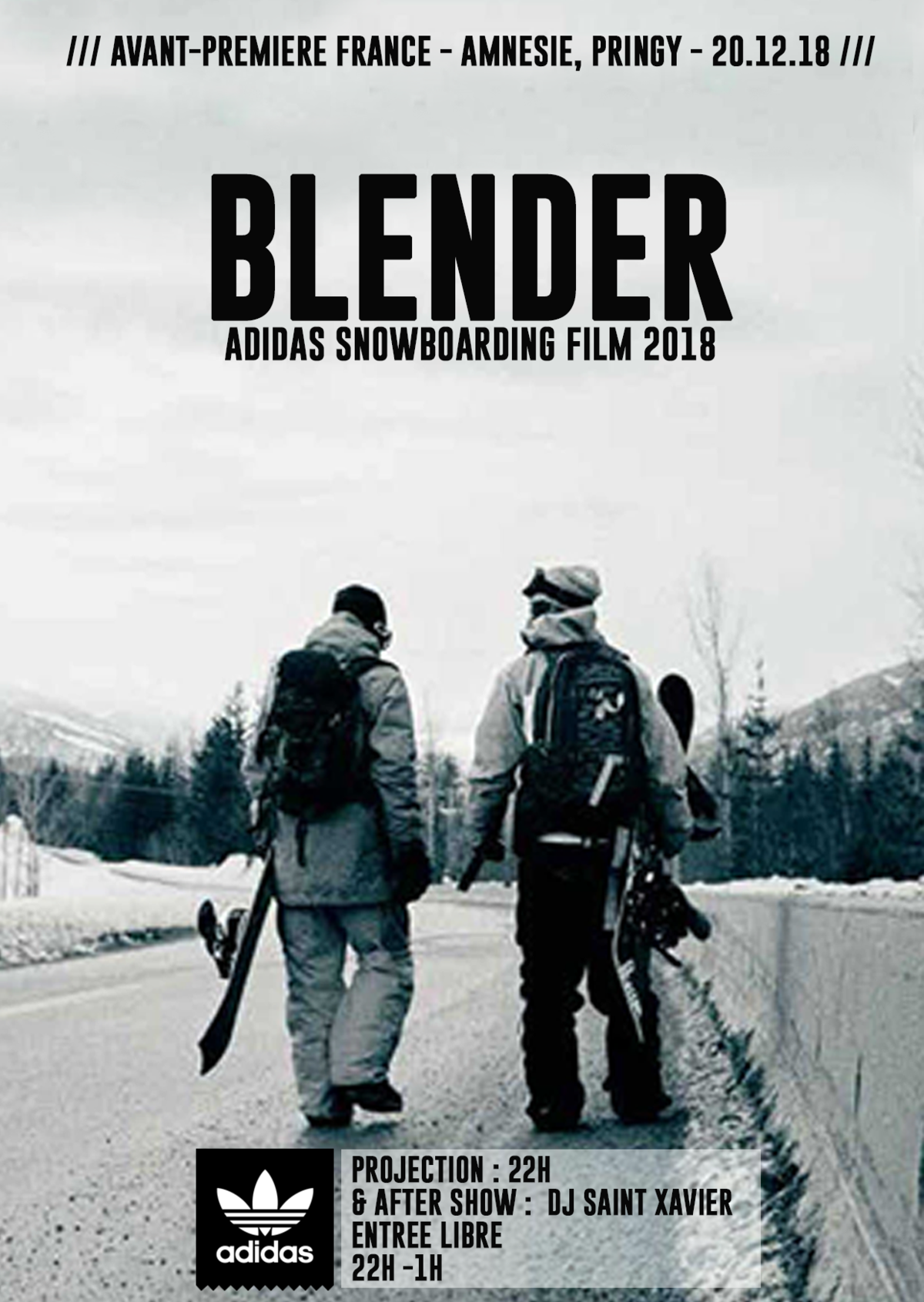 Avant Première Blender / Adidas Snowboarding - l'Amnésie